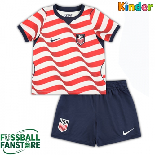 Vereinigte Staaten Replik Heimtrikot Kinder WM 2026 Kurzarm (+ Kurze Hosen)